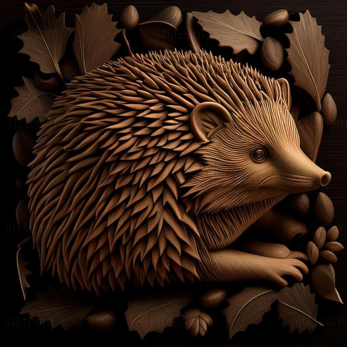 3D model hedgehog (STL)